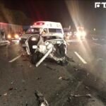 佳節遇憾事…國道凌晨死亡車禍　小客車遭撞擊「面目全非」1死3送醫