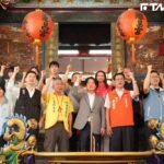 拔樁意味濃!賴清德竹縣拜廟 藍營背景鄉鎮長陪同喊「高票當選」