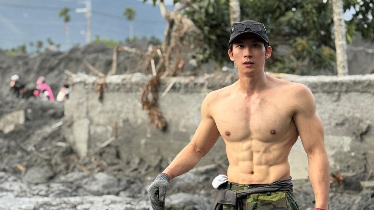 男團成員信守承諾!組百人「肌肉戰隊」 赴花蓮救災