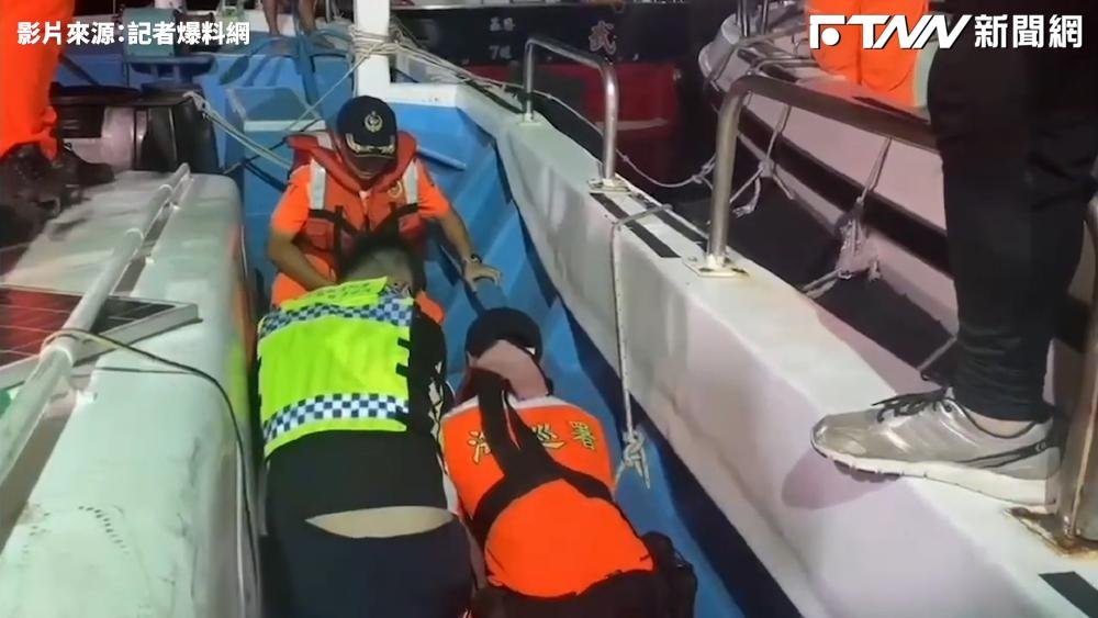 影／漁民跌落漁船頭部重創　海巡消防聯手搶救撿回一命