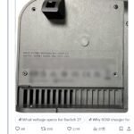 传闻:Switch 2底座新图片泄露 将配备60W充电器